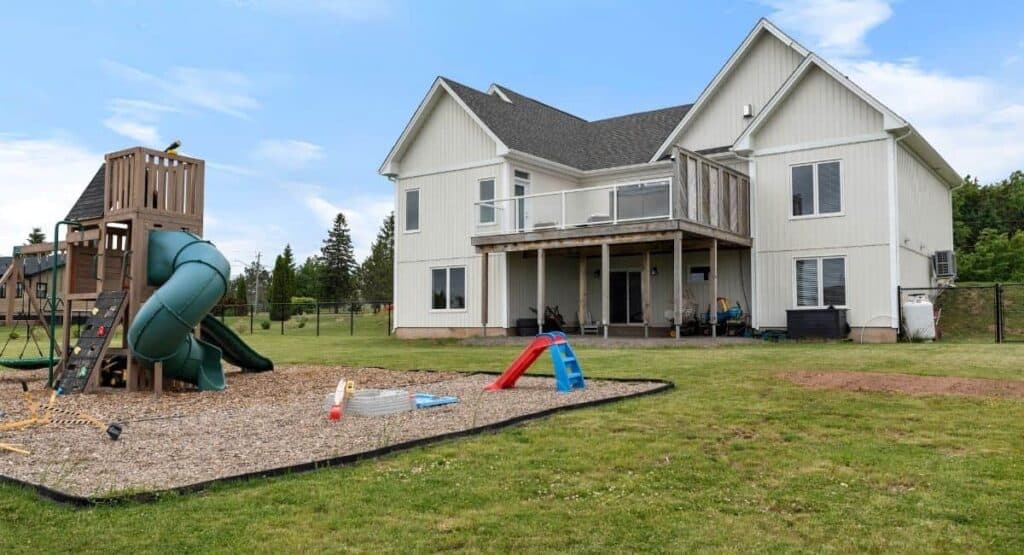 playground and fence